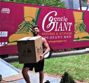 gentle giant and real estate agents work together